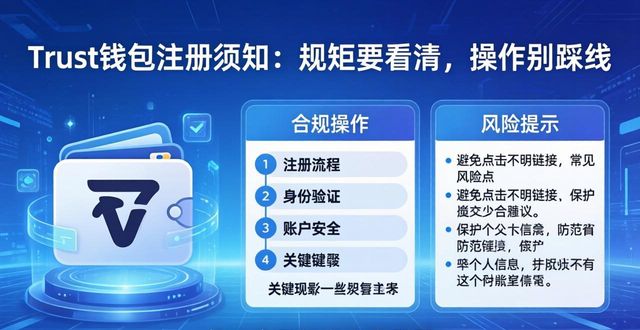 Trust钱包注册须知：规矩要看清，操作别踩线