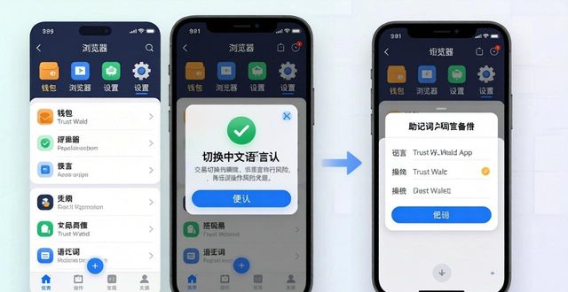 Trust Wallet 多语言设置教程，切换中文很简单