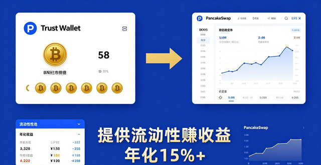 Trust Wallet躺着赚收益：3招让闲置币“钱生钱”